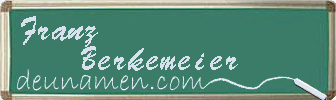 Franz Berkemeier Visitenkarte